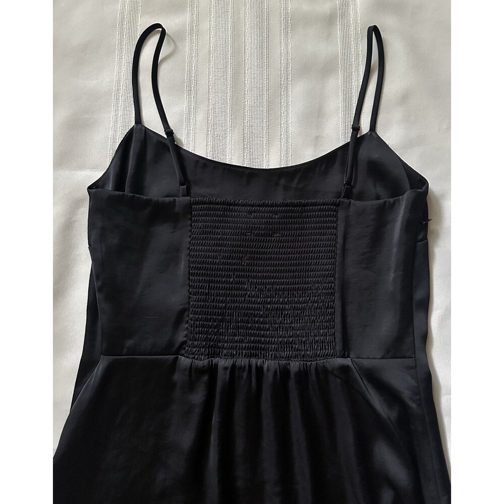 Aritzia Wilfred Affogato Midi Slip Dress Women’s Black Noir Size 4 NWT - Picture 11 of 16